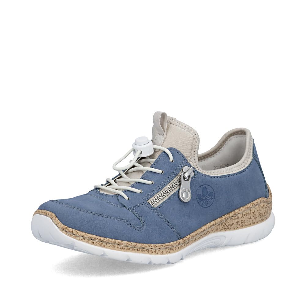 Rieker Damen Slip-On Sneaker N42G0, Frauen Halbschuhe