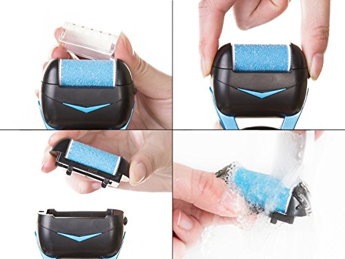 Refils for Magnifeko Mg-4 Caluss Remover Blue PACK OF 2 Replacement Roller Heads