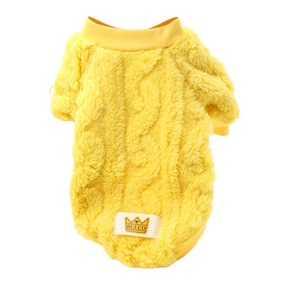 Manteau pour chien en polaire douce, pull d'hiver chaud pour chat taille S