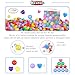 Heopeis Ball Pit Balls Pack of 100 - Phthalate Free BPA Free Crush Proof Plastic Ball, Play Balls for Ball Pit Pool Playpen Babies Kids Children Birthday Parties Pool Tent Party