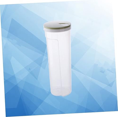 Miniatura 6 de Cabilock Recipientes transparentes con tapas Tarros de almacenamiento de vidrio con tapas Tarros de vidrio con tapas de plástico para cereales para