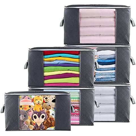 Juego de 6 Bolsas Almacenaje Ropa YOCOLE 90L Cover