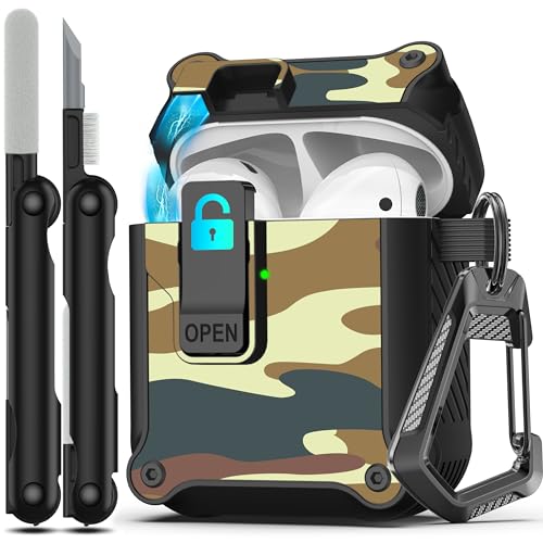 Image of RFUNGUANGO for Airpods 2nd and 1st Generation Protective Cases Camouflage