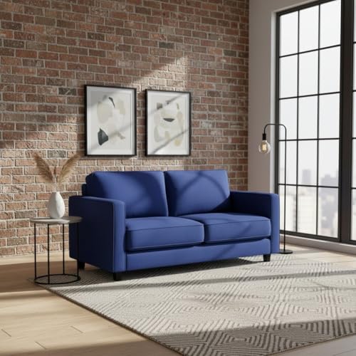 Image of The MM Furniture store Premium Fabric Sofa - Sapphire (2 Seater)