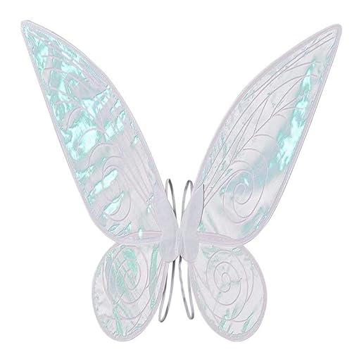 Party Accessary Women Girls Fairy Wings Glitter Angel Wings Butterfly Fairy Princess Wings Halloween Costume (E) Cover