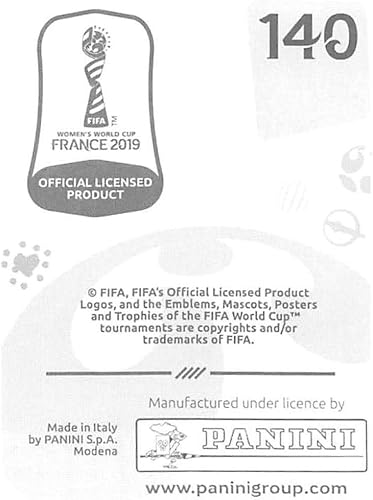 Miniatura 2 de 2019 Panini FIFA Women's World Cup France Album Stickers (Individual Sticker Only) Soccer #140 Sandra Panos Spain 2 Inch by 2 12 Inch Collectible