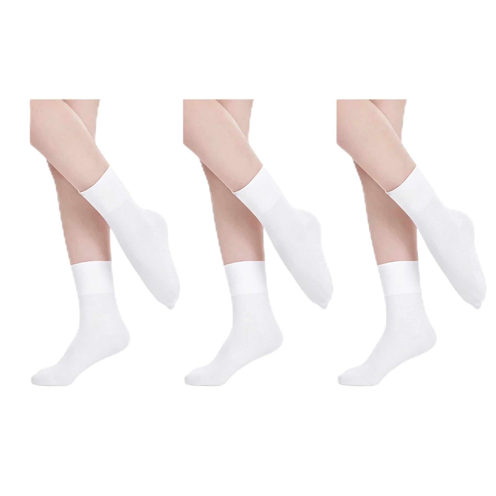 Calze da balletto senza cuciture per ragazze, confezione da 3 paia, morbide e traspiranti (EU 23–36)