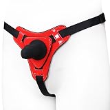 QiKKago Cintura Multifunzionale in Pelle per Gli Uomini con La Barra in Silicone, Attrezzature della Palestra per l'Abbigliamento Croce Maschio-H5 (Corto)