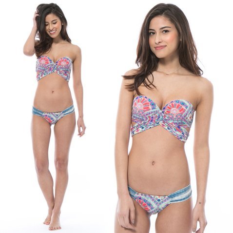 Amazon.co.jp: Billabong(ビラボン) レディース 水着 土屋アンナ 