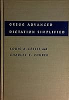 Gregg Advanced Dictation Simplified B0012IXI6W Book Cover