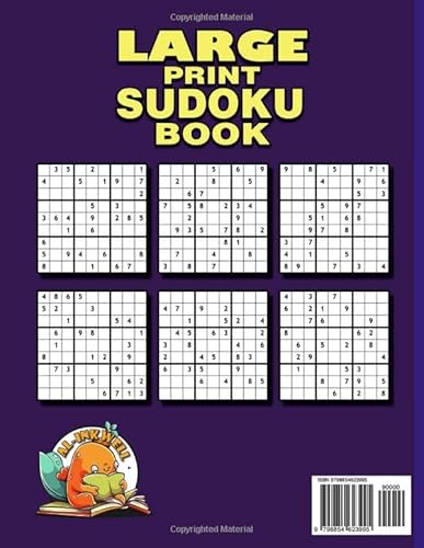 500 LARGE PRINT SUDOKU PUZZLE BOOK: A Collection of Brain-Teasing and Jumbo Puzzles for Easy Reading