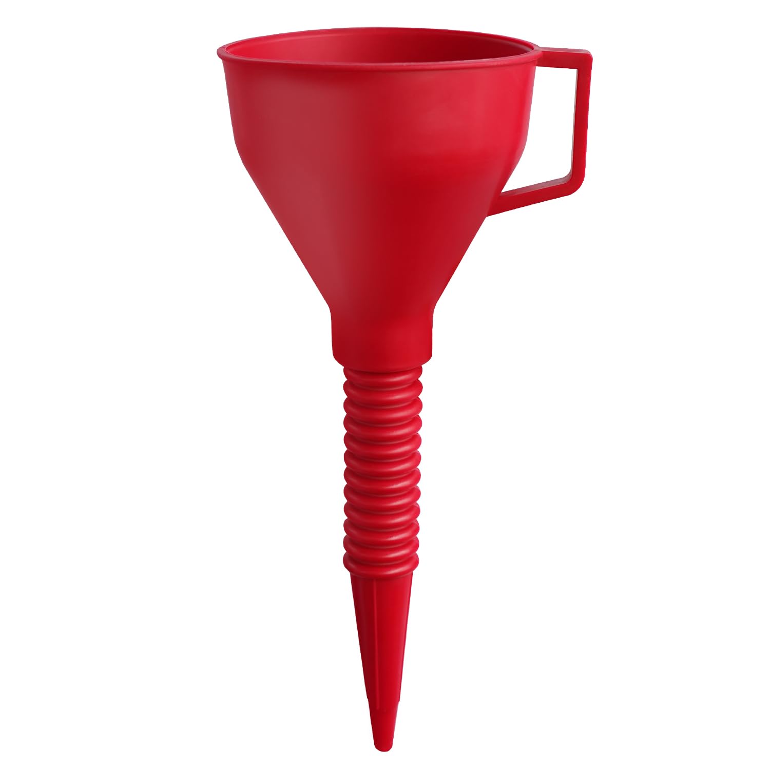 Thorstone Flexible TPR Funnel with Handle NoSpill Coolant Funnel