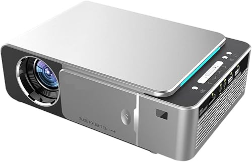 ALUKAP Proyector pequeño P20 Led Proyector portátil para cine en casa Proyector de video 720P 2600 lúmenes Android 7.1 HDMI USB AV VGA Educación Beam