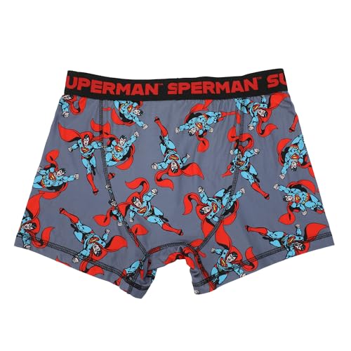 Bioworld Superman Logo & Character Art Men's 3-Pack Boxer Briefs3