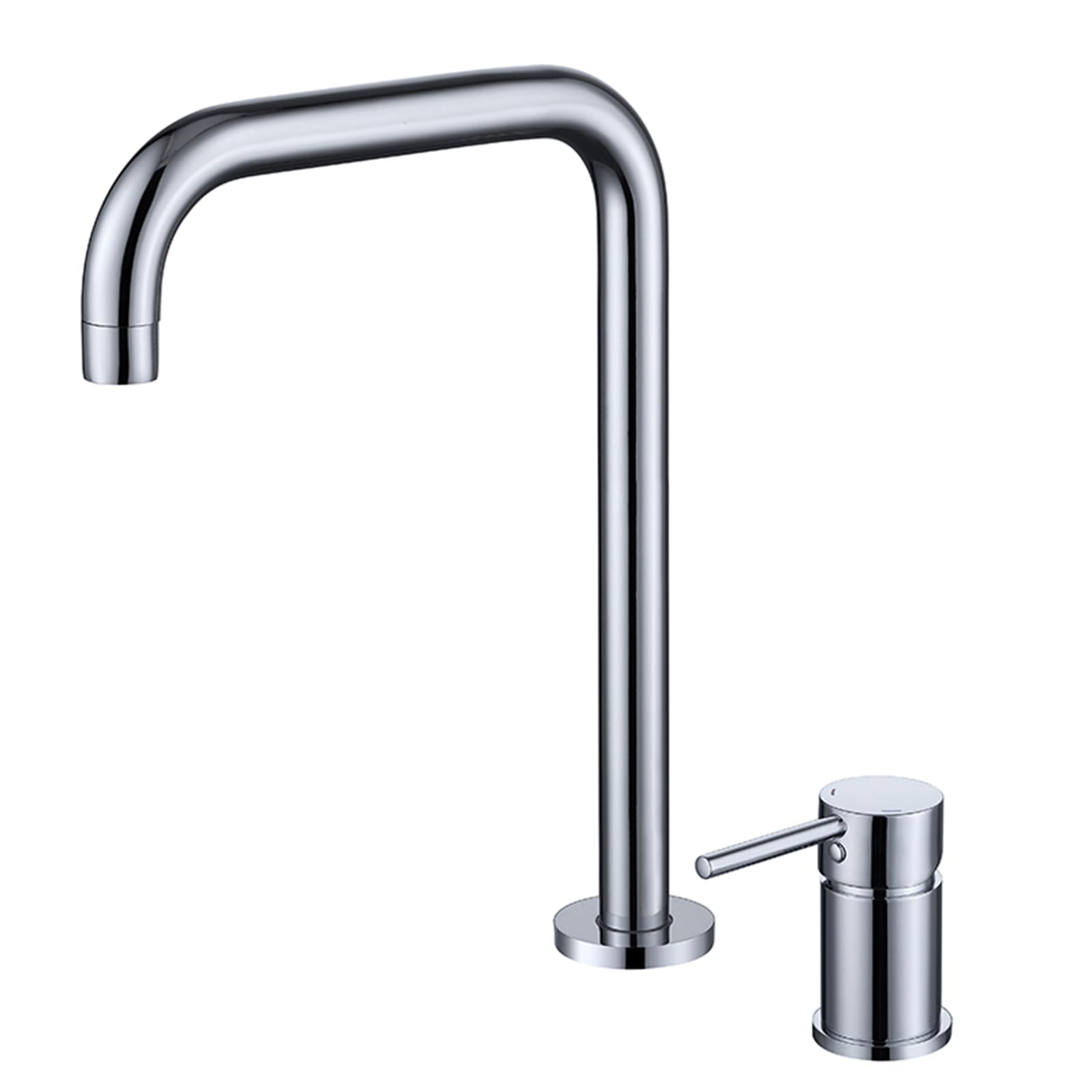 ANVLOJRIH Bathroom Taps Mixer Chrome Hot and Cold Brass Bathroom Basin Mixer Tap 2 Hole
