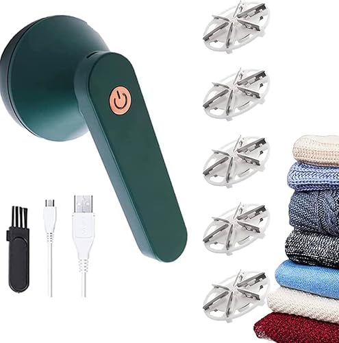 Quita Pelusas Quita Pelusas para Ropa Recargable Eléctrico Removedor de Pelusas para Ropa - 3 Cuchillas