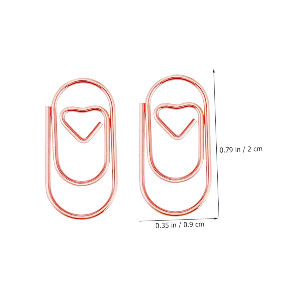 HOMSFOU 4 Set Graffette Metallo Graffette Piccole Per Scuola Organizzatori Carta Decorativi E Versatili 200 Pezzi * 4