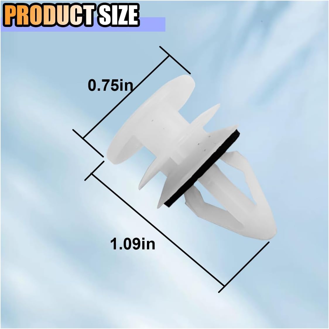 LAINLOY 30PCS Car Door Trim Panel Retainer Clip, OEM#11519031 Auto Universal Door Panel Bumper Trim Moulding Clamps Plastic Clip Fasteners, Compatible with Most Cars