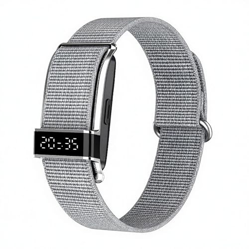 Tosuny Pulsera Inteligente Rastreador de Actividad Física para Hombres y Mujeres, Rastreador de Actividad Física y, Pulsera de Salud Inteligente con Modos Multideportivo (Silver)
