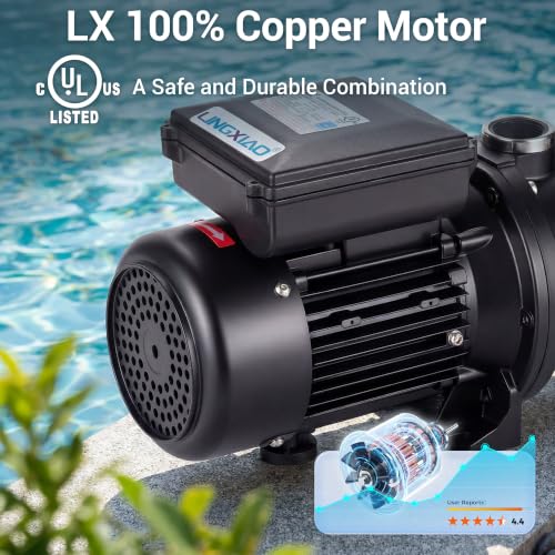 Image of Pool Booster Pump 3 /4 HP for Pressure Pool Cleaners PB460 180-480, EC-LA01N, OEM Booster Pump 3 /4 HP, 115V or 230V, 60PSI, Energy Star Specification - Black