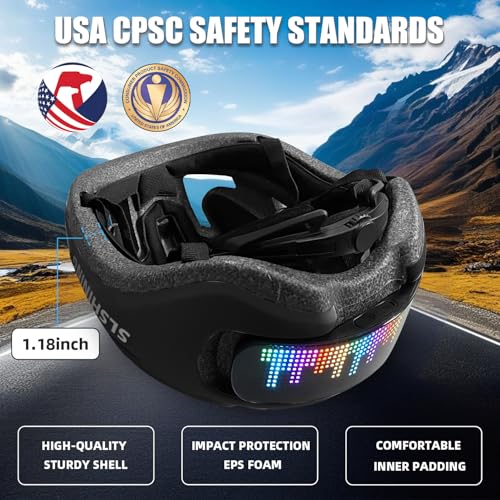Smart Bike Helmet with Light: Bicycle Helmets for Adult