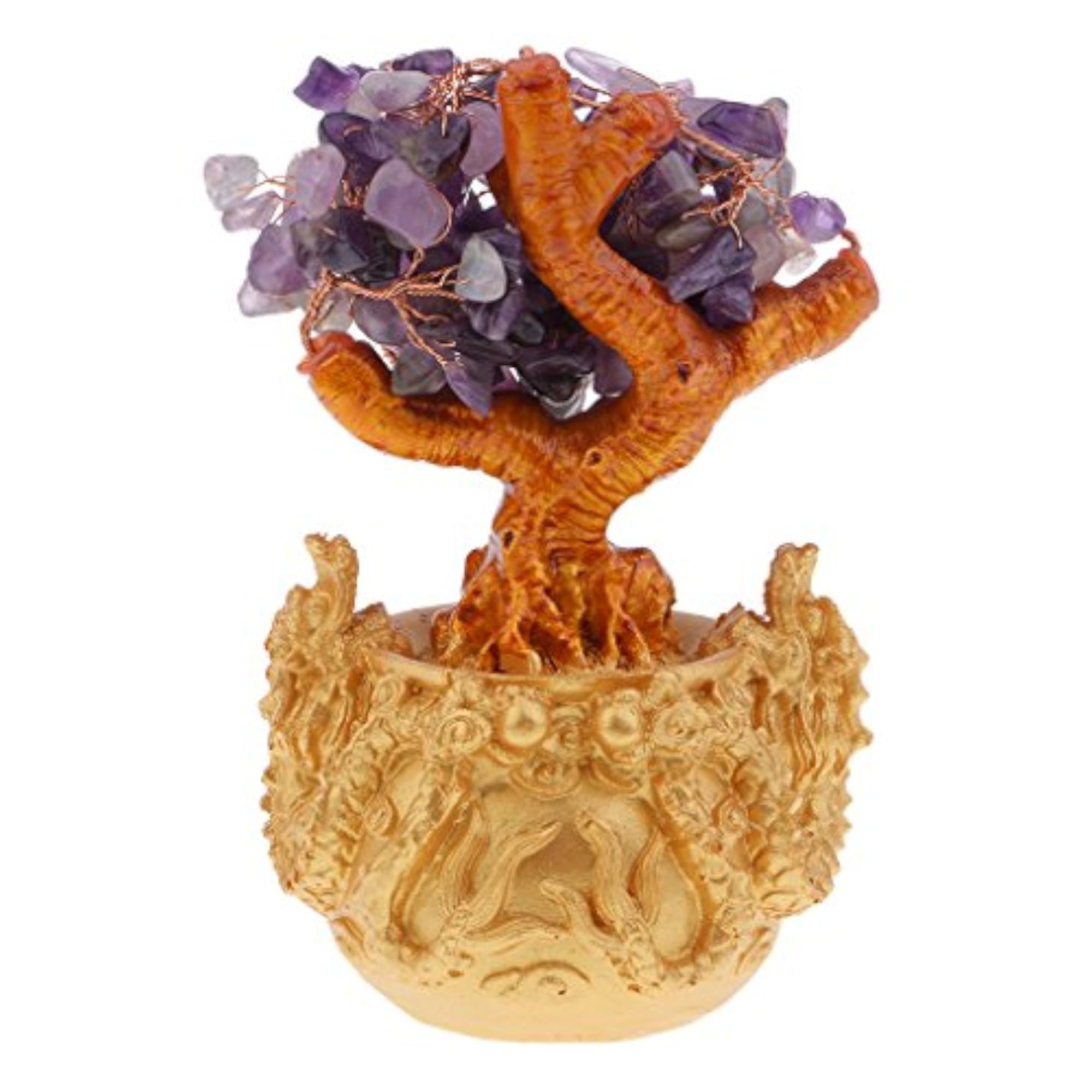 Crystal Money Tree Bring Wealth Luck Home Decor