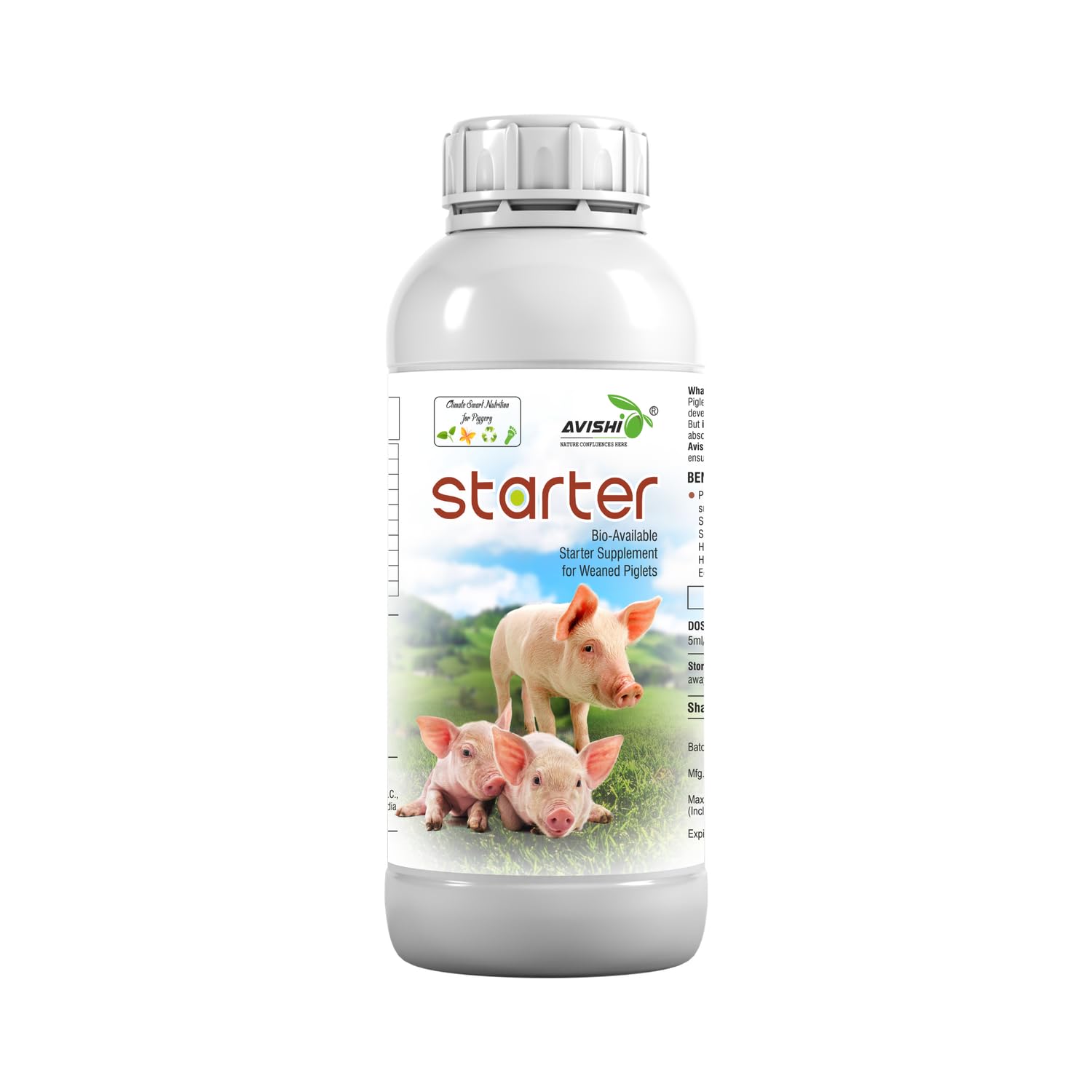 Avishi Starter Pig Health Supplement (250 ml) for Weaned Piglets, Baby Pigs for Faster Growth, Minimizing Stress-image-12