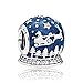 PANDORA Christmas Night Charm, Midnight Blue Enamel & Clear CZ 796386EN63