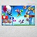 3D Pegatinas de Pared Mario Party Island Tour Poster Super Mario Bros Wallpaper 3D Window Stickers Vinilos Decorativos para Dormitorio PVC-90 * 60CM-A_80*120CM