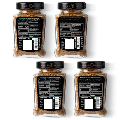 Image of Rage Coffee Pack of 4 Flavours - Irish Hazelnut, Dark Chocolate, Creme Caramel, Butterscotch Delight 50 Gms Each (Pack of 4)