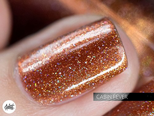Image of ILNP Cabin Fever - Burnt Orange Holographic Nail Polish