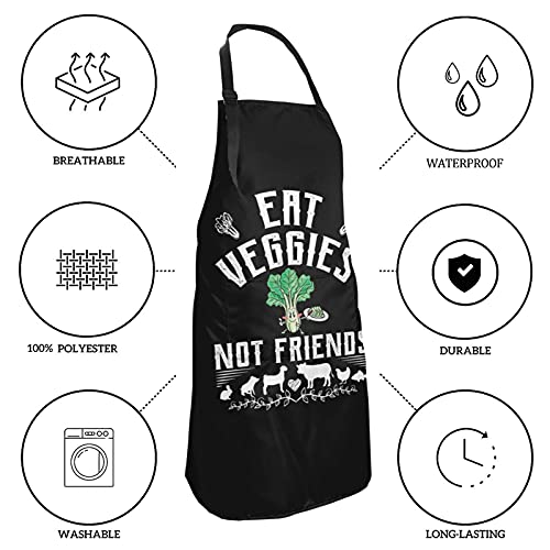 Wisedeal Men Women Apron, Adjustable Neck with 2 Pockets Cooking Kitchen Aprons, Funny Christmas Birthday Gifts - Image 6