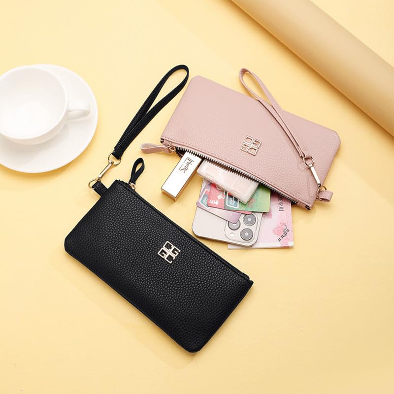 Women's Wallet with Wristlet - RFID Blocking Large Capacity Leather Clutch with Zipper Closure for Cards, Cash & Phone3