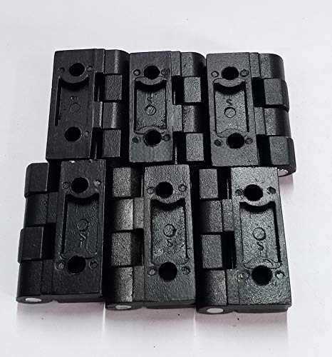 Butt Hinges 2'' (4 Pcs) Black Colour (50 x 50) mm-image-3