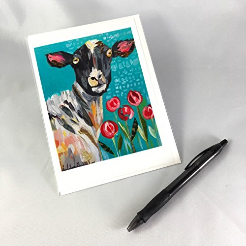 Image of Liesl Long Chaintreuil, Rustic Farm Animal Blank Card Collection, Five Cards /Five Envelopes, Boxed Set - (AML18-VGCS-57)