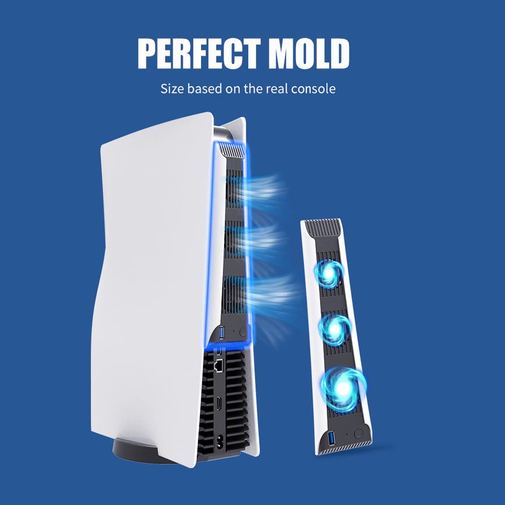 Ventola di raffreddamento la console di gioco per PS5, radiatore esterno silenzioso del dispositivo di raffreddamento di Turbo l'accessorio di raffreddamento per PS5