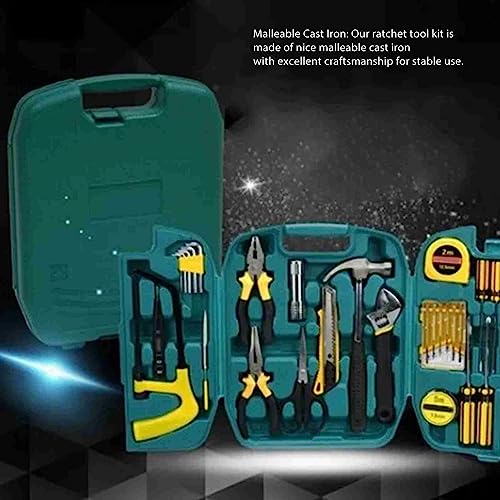 Kit de herramientas combinadas para reparación doméstica 27 piezas miniatura 4