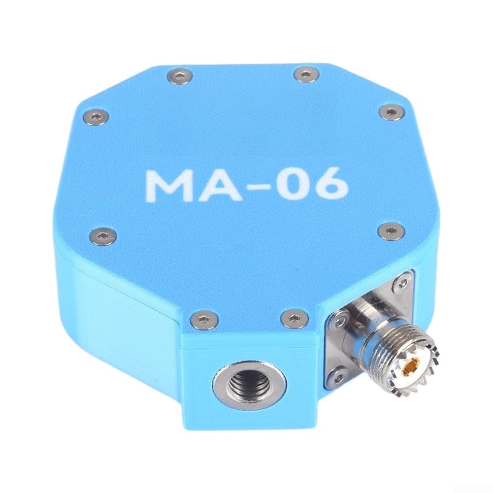 MA-06 Base a onde corte Dual Mode V orizzontale per frustino telescopico da 5,6 m 100 W SSB Ham Radio portatile configurazione da campo nero (blu)