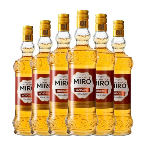 Jordi Miró Moscatel 75 cl Vino generoso (Caja de 6 Botellas de 75 cl)