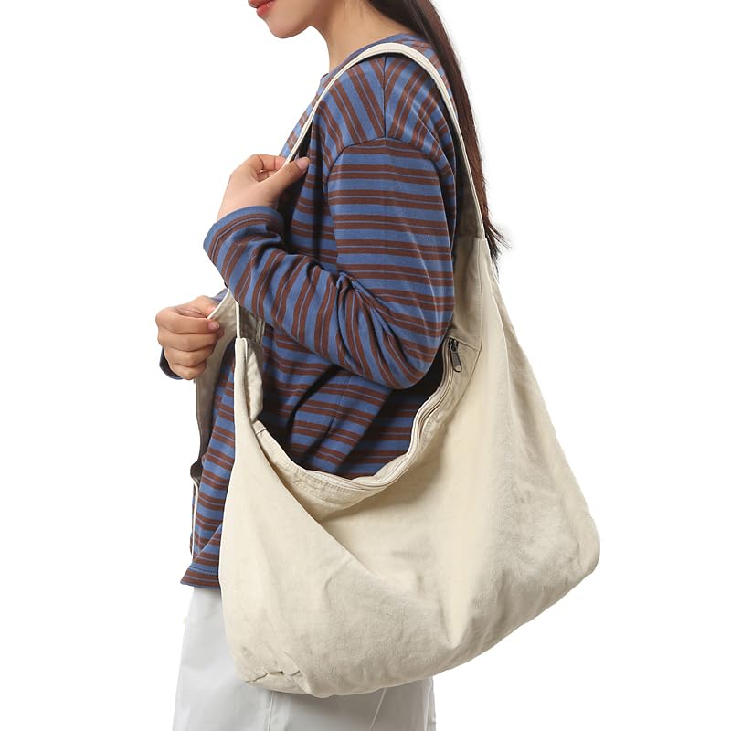 Chic Canvas Shoulder Bag in Multiple Colors - Ideal for Work Commutes, Shopping Trips & Casual Gatherings4
