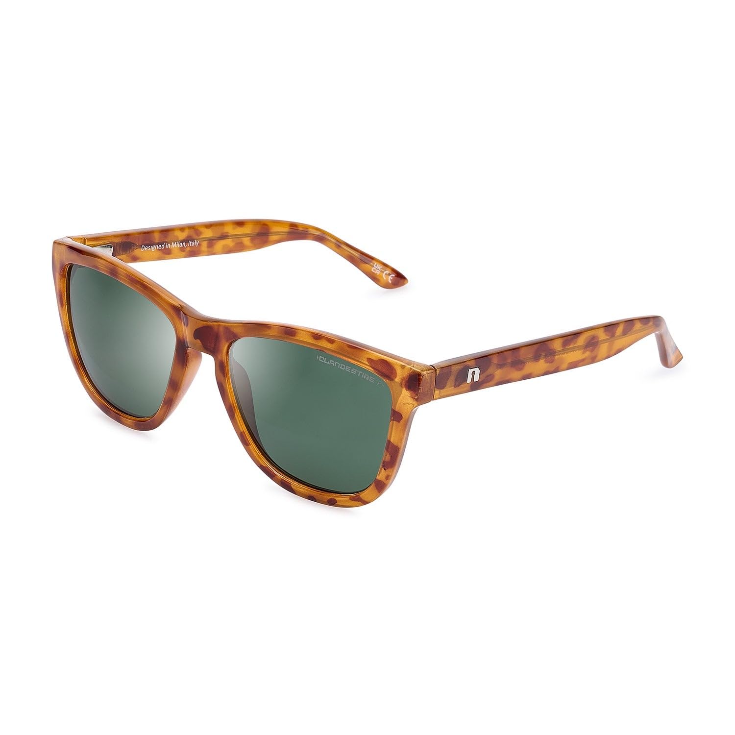 CLANDESTINE - Occhiali da Sole Highbrow - Lenti HD in Nylon e Montatura in TR90 - Occhiali da Sole Unisex - Smart Vision Technology - Più Nitidezza e Meno Riflessi
