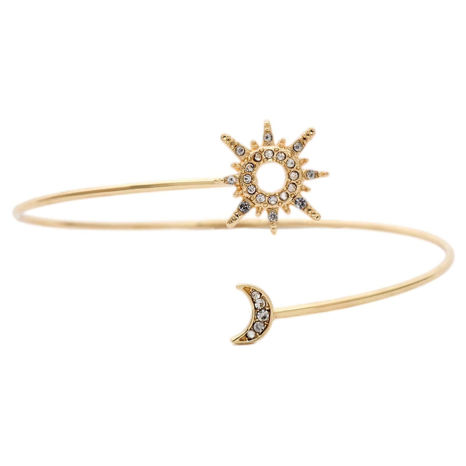 TOG Arm Bracelet Sun Moon Simple Personalized Jewelry for Women Sister Mom|Bracelets (B0CHWF9FCH) Amazon Price History, Amazon Price Tracker