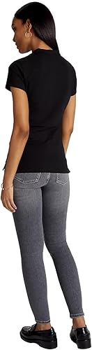 Vista 4 de Tommy Hilfiger Polo de piqué de manga corta para mujer