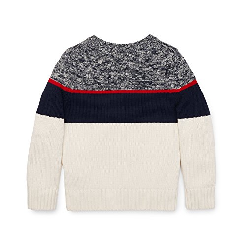 Image of Hope & Henry Boys' Long Sleeve Crew Neck Pullover Sweater