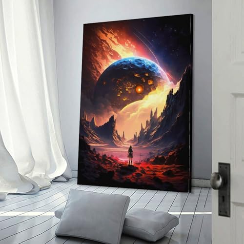 Affiche d'aventure interstellaire POLIUAWS, toile de décoration moderne 30x45 cm