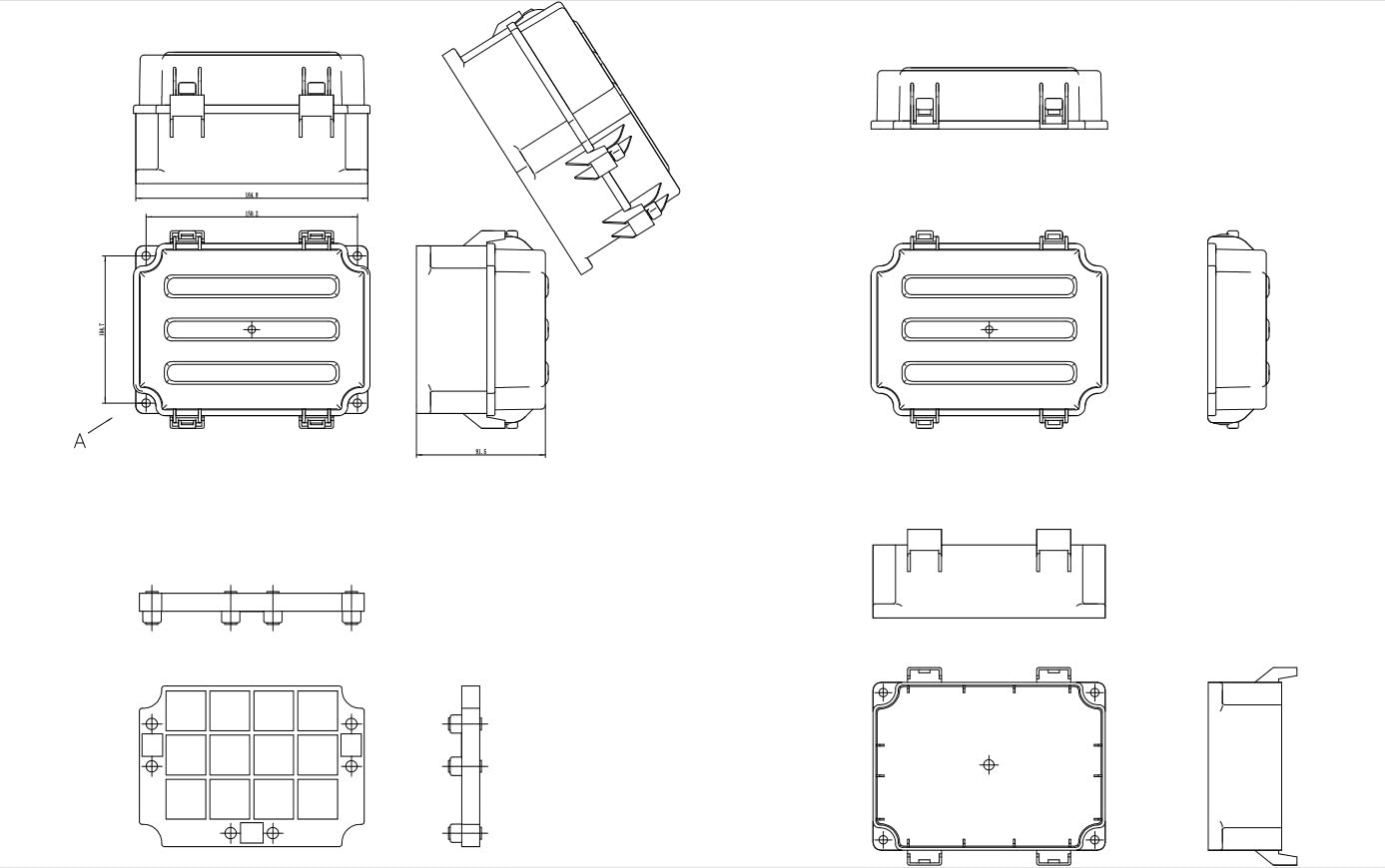 Kit de caja de fusibles de relé automotriz de 12 V, bloque de fusibles de hoja impermeable de 12 vías con relés de 5 pines de 40 A, fusible universal y panel de relé para coche, camión, RV