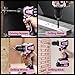 20V Cordless Drill, Electric Power Drill Driver with Battery Charger,Power Drill Set Tool for Women Pink Drill Set,3/8” Keyless Chuck, 2 Variable Speed