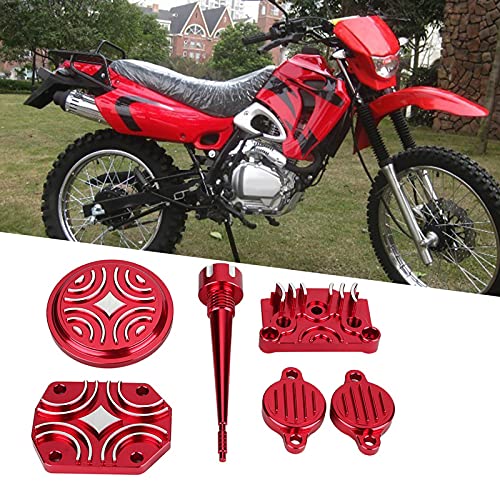 Couverture de Moteur en Aluminium Walmeck Rouge : Protection Antichoc pour Pit Bike