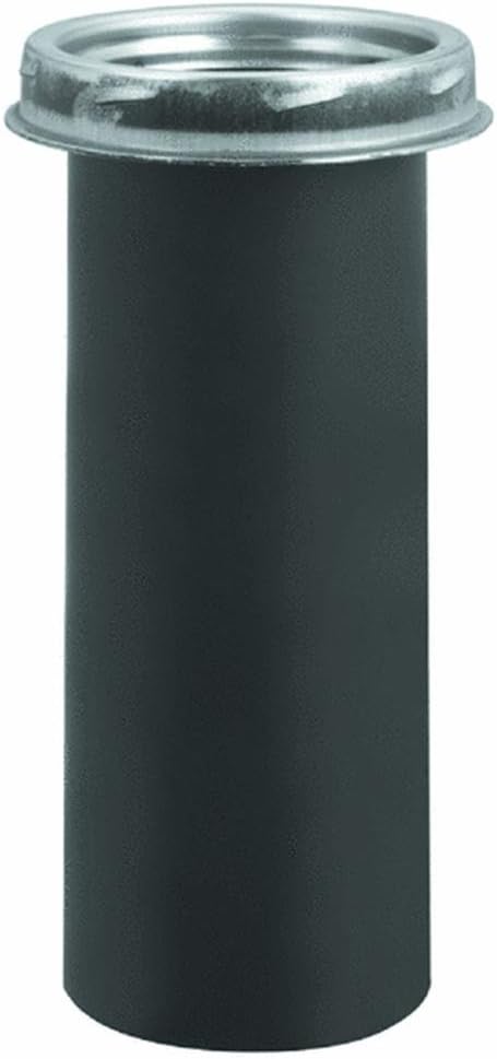 Selkirk Metalbestos 6T-DSAC Matte Dripless Smoke Pipe Apapter with Coup, 6-Inch, Black