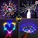 DenicMic Starburst 200 LED Firework Copper Wire Sphere Lights with Remote, 8 Modes Battery Operated Chandelier Handing Ball Fairy Light for Christmas Party Decoration 2 Pcs(Colorful)